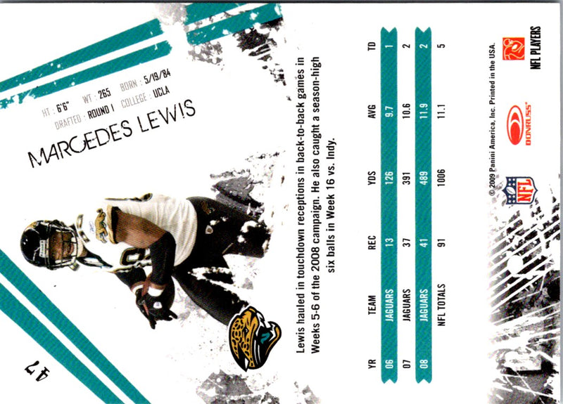 2009 Donruss Marcedes Lewis