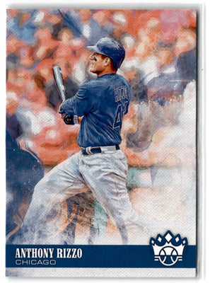 2018 Panini Diamond Kings Blue Frame Anthony Rizzo #64