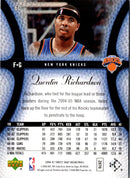2006 Upper Deck Sweet Shot Quentin Richardson