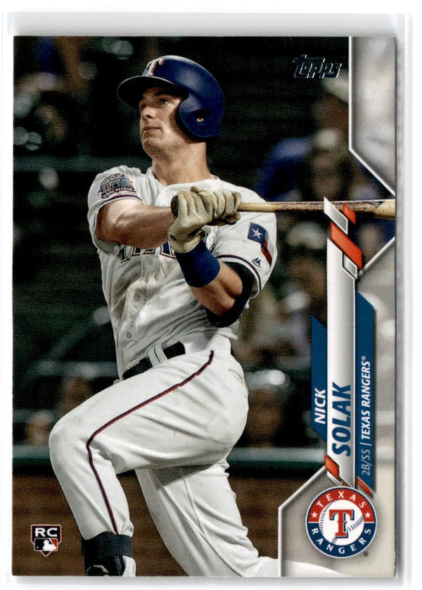 2020 Topps Nick Solak #166 Rookie