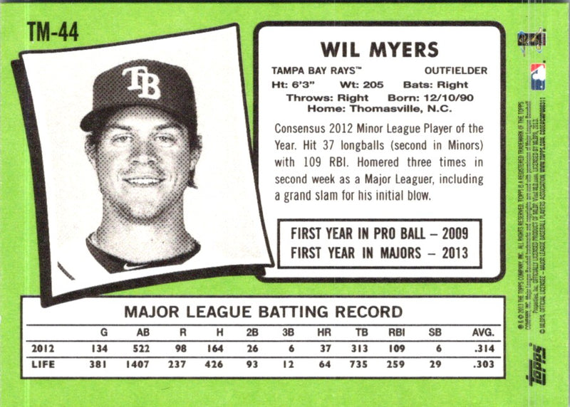 2013 Topps Update 1971 Minis Wil Myers