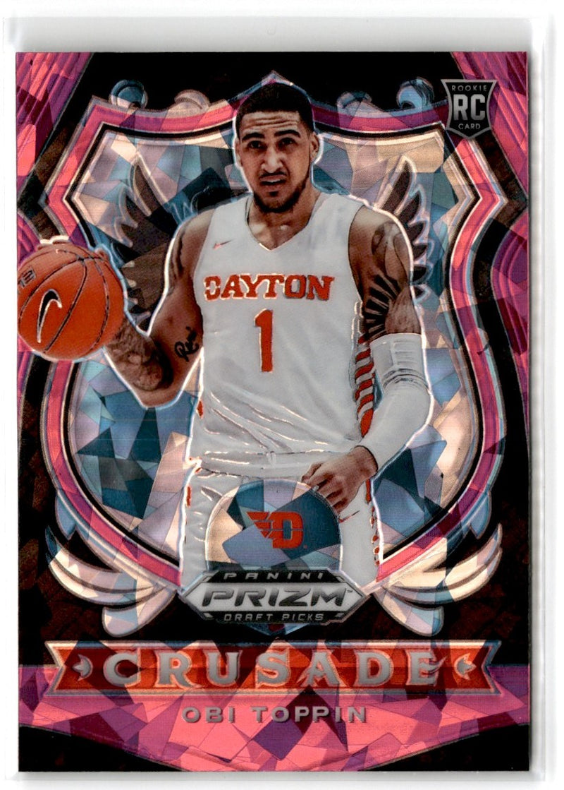 2020 Panini Prizm Draft Picks Collegiate Pink Ice Obi Toppin