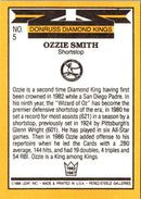 1987 Donruss Super Diamond Kings Ozzie Smith