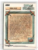 1992 Upper Deck Game Breaker Holograms Jerry Rice #GB6