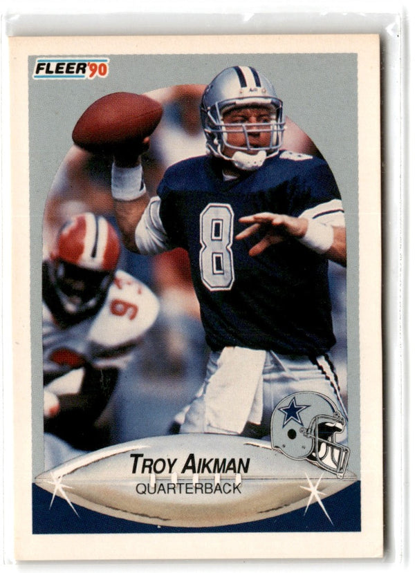 1990 Fleer Troy Aikman #384