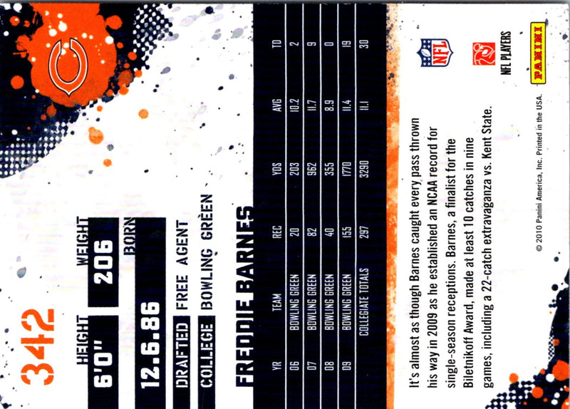 2010 Score Freddie Barnes