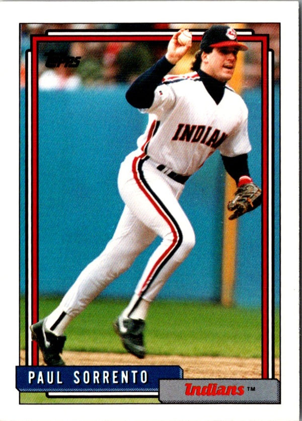 1992 Topps Traded Paul Sorrento #108T