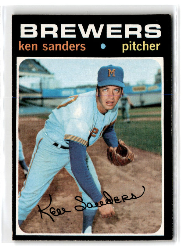 1971 O-Pee-Chee Ken Sanders #116