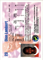 1992 Classic Dion Lambert #23