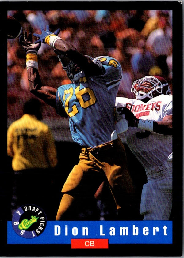 1992 Classic Dion Lambert #23