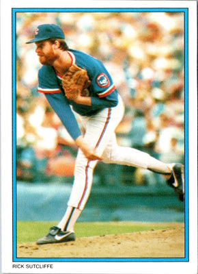 1985 Topps Glossy Send-Ins Rick Sutcliffe #9