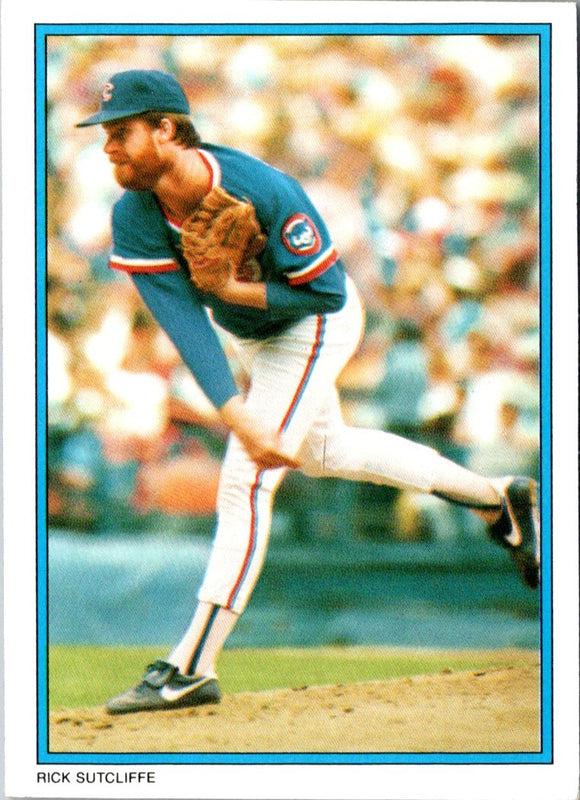 1985 Topps Glossy Send-Ins Rick Sutcliffe #9