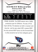 2010 Topps Prime Retail Damian Williams