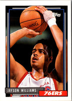 1992 Topps Jayson Williams #134