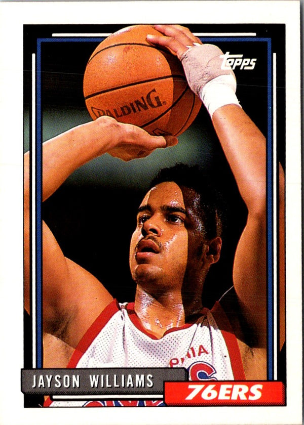 1992 Topps Jayson Williams #134