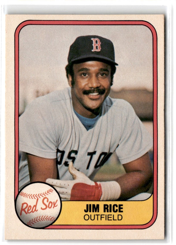 1981 Fleer Jim Rice #222