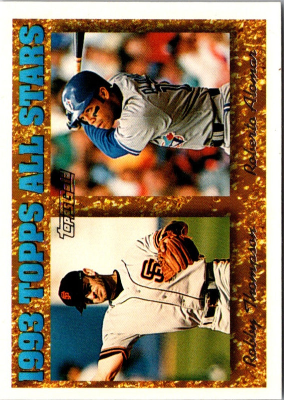 1994 Topps Robby Thompson/Roberto Alomar #385