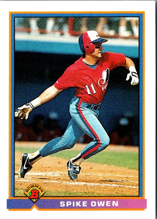 1991 Bowman Spike Owen #454