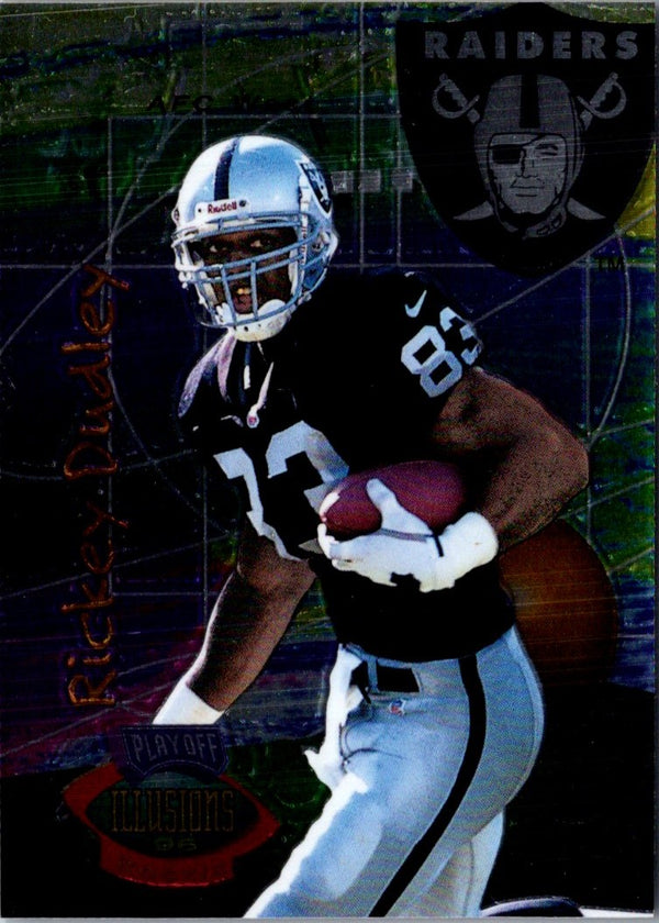 1996 Playoff Illusions Rickey Dudley #24 Rookie