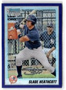 2010 Bowman Chrome Prospects Purple Refractors Slade Heathcott