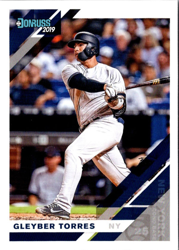 2019 Donruss Optic Carolina Blue/White Gleyber Torres #157