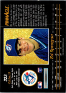 1993 Pinnacle Ed Sprague