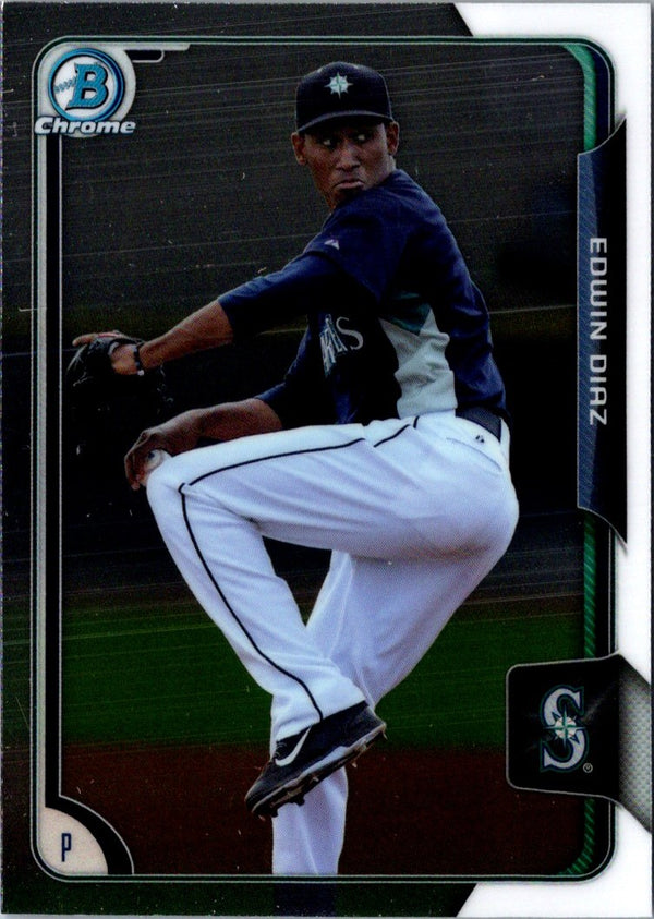 2015 Bowman Chrome Prospects Edwin Diaz #BCP161