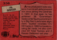 1987 Topps Al Bubba Baker #336