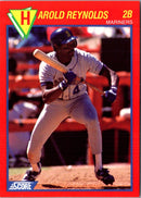1989 Score Baseball's 100 Hottest Players Harold Reynolds