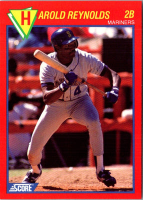 1989 Score Baseball's 100 Hottest Players Harold Reynolds #82