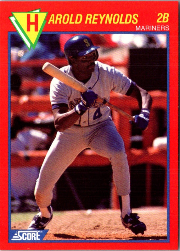 1989 Score Baseball's 100 Hottest Players Harold Reynolds #82