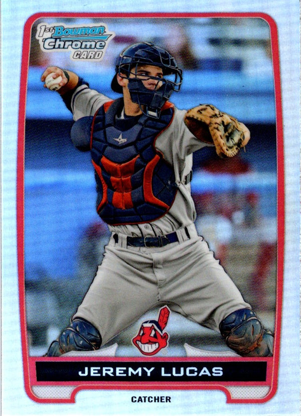 2012 Bowman Draft Picks & Prospects Jeremy Lucas #BDPP159 Refractor