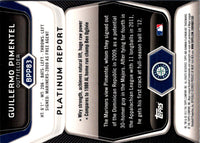 2012 Bowman Platinum Prospects Guillermo Pimentel #BPP83