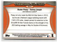 2012 Bowman Chrome Franchise All-Stars Tommy Joseph/Buster Posey #FAS-PJ