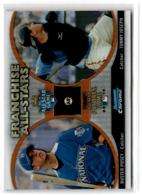 2012 Bowman Chrome Franchise All-Stars Tommy Joseph/Buster Posey #FAS-PJ