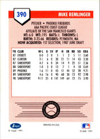 1991 Line Drive AAA Mike Remlinger #390