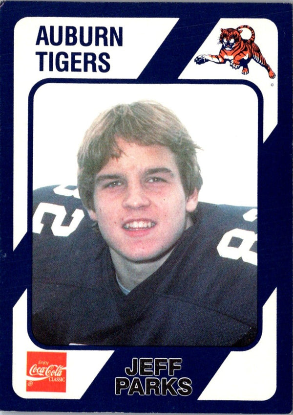 1989 Collegiate Collection Auburn Coke 580 Jeff Parks #153