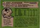 1978 Topps Joe Lavender