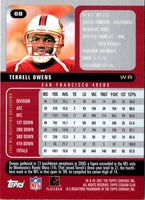 2001 Topps Terrell Owens #68