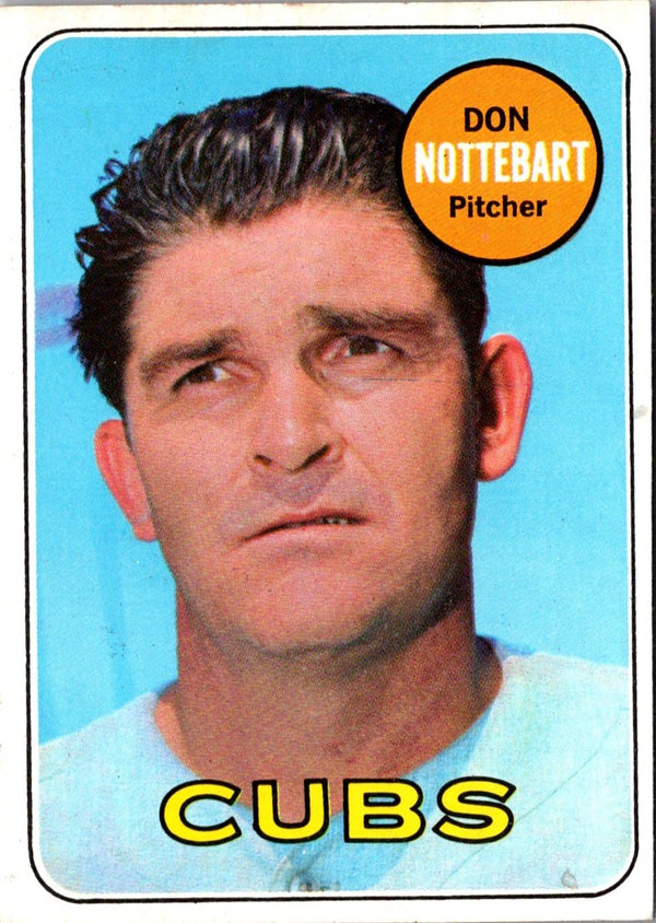 1969 Topps Don Nottebart #593 EX