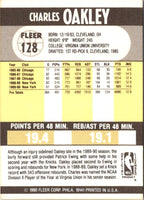 1990 Fleer Charles Oakley #128