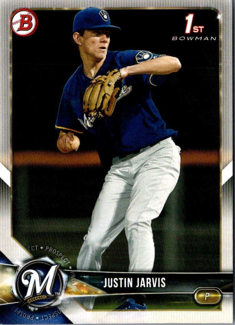 2018 Bowman Draft Justin Jarvis