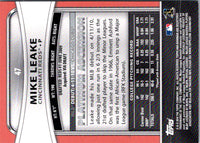 2010 Bowman Platinum Mike Leake #47 Rookie
