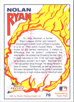 1991 Pacific Nolan Ryan Texas Express I Perfect Mechanics #70