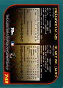 2001 Topps Brandon Mims/Blake Williams