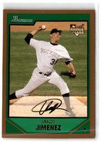 2007 Bowman Gold Ubaldo Jimenez #206