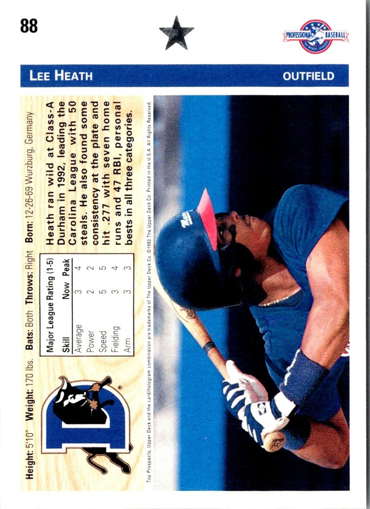 1992 Upper Deck Minors Lee Heath