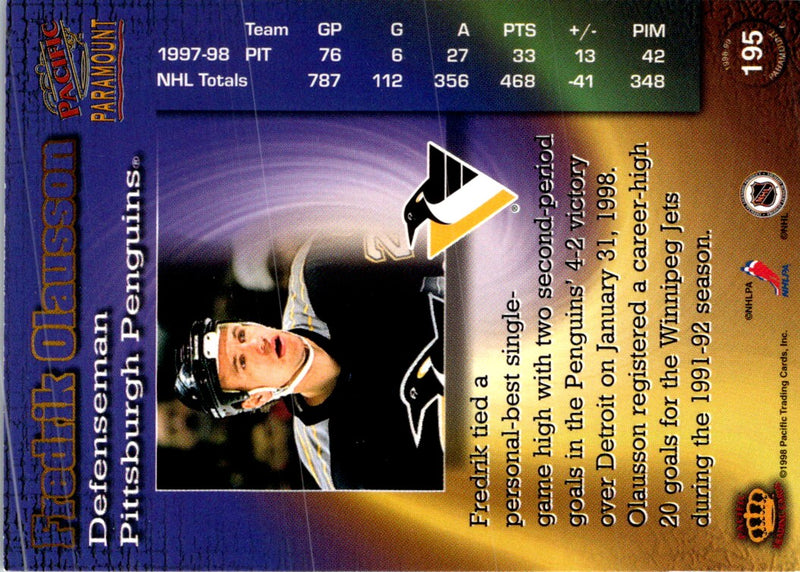 1998 Pacific Paramount Fredrik Olausson