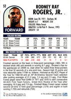 1994 Hoops Rodney Rogers #52