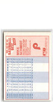 1986 Fleer Baseball's Best Sluggers vs. Pitchers Mike Schmidt #33